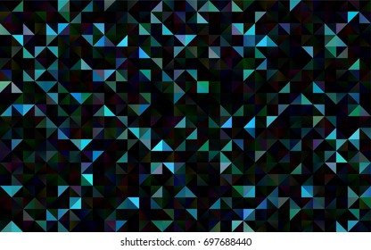 Light BLUE vector polygonal template. Colorful illustration in abstract style with gradient. A new texture for your design.