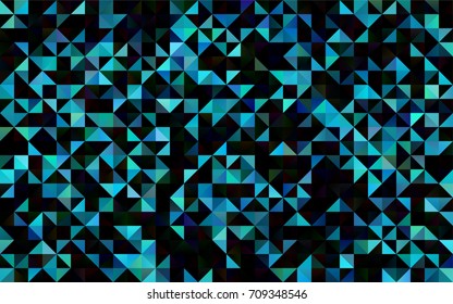 Light BLUE vector polygonal template. Colorful abstract illustration with gradient. A new texture for your design.