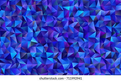 Light BLUE vector polygonal template. Creative illustration in halftone style with gradient. Brand-new style for your business design.