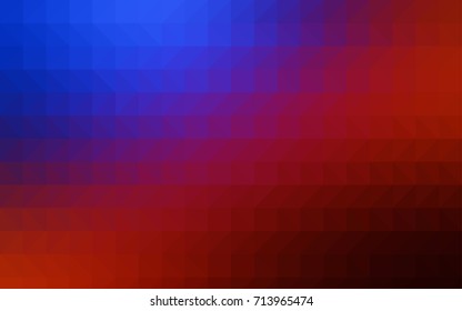 Light BLUE vector polygonal template. Shining colored illustration in a brand-new style. The template can be used as a background for cell phones.
