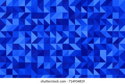 Light BLUE vector polygonal template. Geometric illustration in Origami style with gradient.  A completely new design for your business.