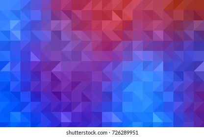 Light BLUE vector polygonal template. Creative geometric illustration in Origami style with gradient. A completely new design for your business.