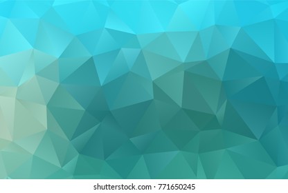 Light BLUE vector polygonal template. A sample with polygonal shapes. The polygonal design can be used for your web site.