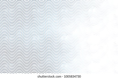 Light BLUE vector red banner with set of circles, dots. Donuts Background. Creative Design Template. Technological halftone illustration.