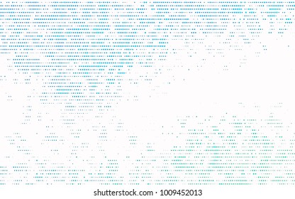 Light BLUE vector red banner with set of circles, dots. Donuts Background. Creative Design Template. Technological halftone illustration.
