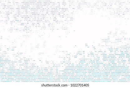 Light BLUE vector red banner with set of circles, dots. Donuts Background. Creative Design Template. Technological halftone illustration.