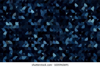 Light BLUE vector red banner with set of circles, dots. Donuts Background. Creative Design Template. Technological halftone illustration.