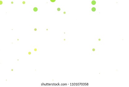 Light BLUE vector red banner with set of circles, dots. Donuts Background. Creative Design Template. Technological halftone illustration.