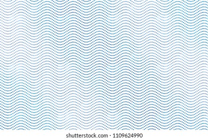 Light BLUE vector red banner with set of circles, dots. Donuts Background. Creative Design Template. Technological halftone illustration.