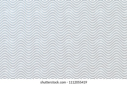 Light BLUE vector red banner with set of circles, dots. Donuts Background. Creative Design Template. Technological halftone illustration.