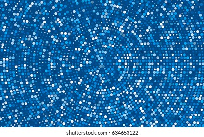 Light BLUE vector red banner with set of circles, dots. Donuts Background. Creative Design Template. Technological halftone illustration.