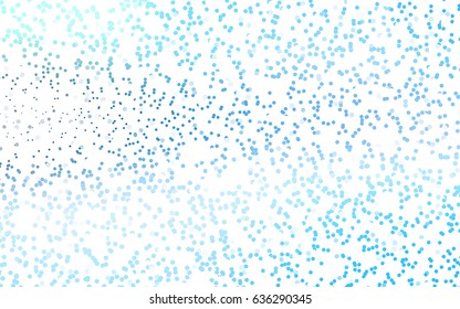 Light BLUE vector red banner with set of circles, dots. Donuts Background. Creative Design Template. Technological halftone illustration.