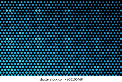 Light BLUE vector red banner with set of circles, dots. Donuts Background. Creative Design Template. Technological halftone illustration.