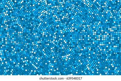 Light BLUE vector red banner with set of circles, dots. Donuts Background. Creative Design Template. Technological halftone illustration.