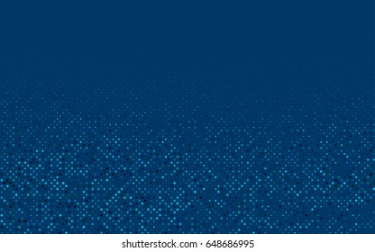 Light BLUE vector red banner with set of circles, dots. Donuts Background. Creative Design Template. Technological halftone illustration.
