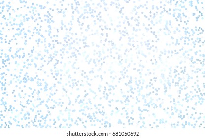 Light BLUE vector red banner with set of circles, dots. Donuts Background. Creative Design Template. Technological halftone illustration.