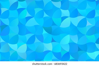Light BLUE vector red banner with set of circles, dots. Donuts Background. Creative Design Template. Technological halftone illustration.