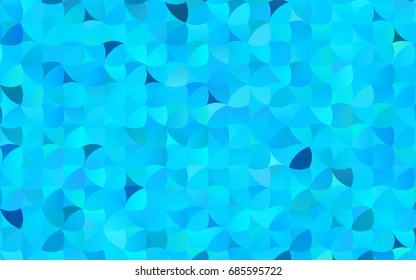 Light BLUE vector red banner with set of circles, dots. Donuts Background. Creative Design Template. Technological halftone illustration.