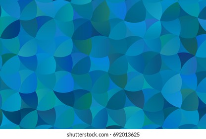 Light BLUE vector red banner with set of circles, dots. Donuts Background. Creative Design Template. Technological halftone illustration.