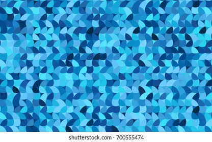 Light BLUE vector red banner with set of circles, dots. Donuts Background. Creative Design Template. Technological halftone illustration.