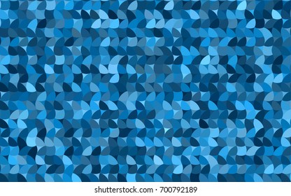 Light BLUE vector red banner with set of circles, dots. Donuts Background. Creative Design Template. Technological halftone illustration.