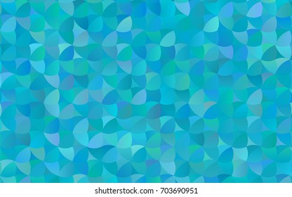 Light BLUE vector red banner with set of circles, dots. Donuts Background. Creative Design Template. Technological halftone illustration.