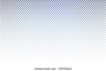 Light BLUE vector red banner with set of circles, dots. Donuts Background. Creative Design Template. Technological halftone illustration.