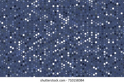 Light BLUE vector red banner with set of circles, dots. Donuts Background. Creative Design Template. Technological halftone illustration.