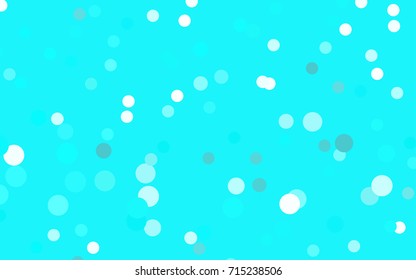 Light BLUE vector red banner with set of circles, dots. Donuts Background. Creative Design Template. Technological halftone illustration.