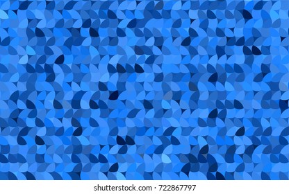 Light BLUE vector red banner with set of circles, dots. Donuts Background. Creative Design Template. Technological halftone illustration.