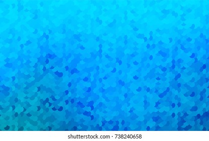 Light BLUE vector red banner with set of circles, dots. Donuts Background. Creative Design Template. Technological halftone illustration.
