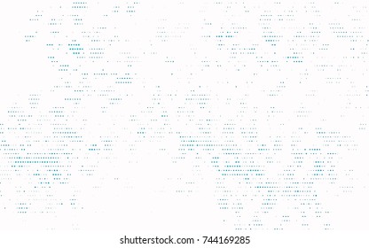 Light BLUE vector red banner with set of circles, dots. Donuts Background. Creative Design Template. Technological halftone illustration.