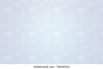 Light BLUE vector red banner with set of circles, dots. Donuts Background. Creative Design Template. Technological halftone illustration.