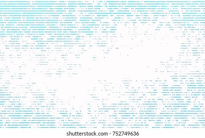 Light BLUE vector red banner with set of circles, dots. Donuts Background. Creative Design Template. Technological halftone illustration.