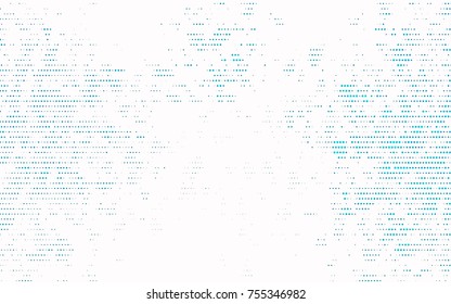 Light BLUE vector red banner with set of circles, dots. Donuts Background. Creative Design Template. Technological halftone illustration.