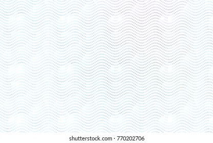 Light BLUE vector red banner with set of circles, dots. Donuts Background. Creative Design Template. Technological halftone illustration.