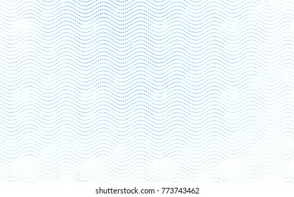 Light BLUE vector red banner with set of circles, dots. Donuts Background. Creative Design Template. Technological halftone illustration.