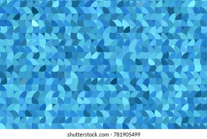 Light BLUE vector red banner with set of circles, dots. Donuts Background. Creative Design Template. Technological halftone illustration.