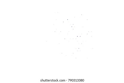 Light BLUE vector red banner with set of circles, dots. Donuts Background. Creative Design Template. Technological halftone illustration.