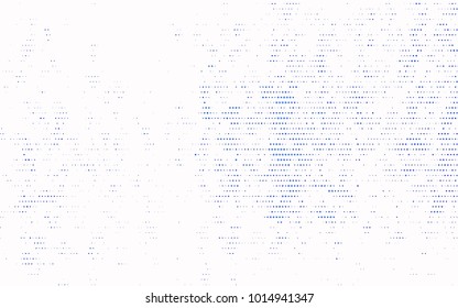 Light BLUE vector red pattern of geometric circles, shapes. Colorful mosaic banner. Geometric background with colored disks.