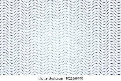 Light BLUE vector red pattern of geometric circles, shapes. Colorful mosaic banner. Geometric background with colored disks.