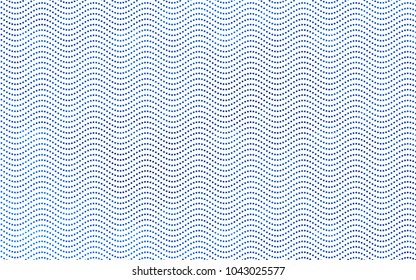 Light BLUE vector red pattern of geometric circles, shapes. Colorful mosaic banner. Geometric background with colored disks.