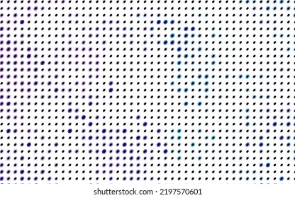 Light BLUE vector red pattern of geometric circles, shapes. Colorful mosaic banner. Geometric background with colored disks.