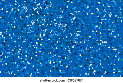 Light BLUE vector red pattern of geometric circles, shapes. Colorful mosaic banner. Geometric background with colored disks.
