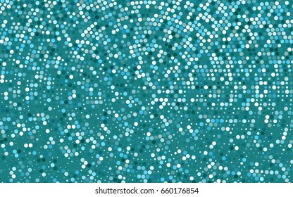 Light BLUE vector red pattern of geometric circles, shapes. Colorful mosaic banner. Geometric background with colored disks.