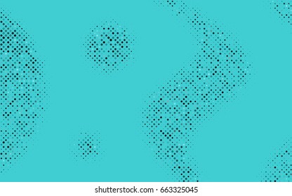 Light BLUE vector red pattern of geometric circles, shapes. Colorful mosaic banner. Geometric background with colored disks.