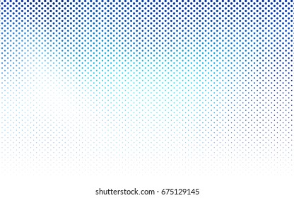 Light BLUE vector red pattern of geometric circles, shapes. Colorful mosaic banner. Geometric background with colored disks.