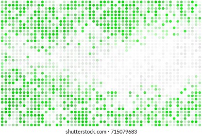 Light BLUE vector red pattern of geometric circles, shapes. Colorful mosaic banner. Geometric background with colored disks.