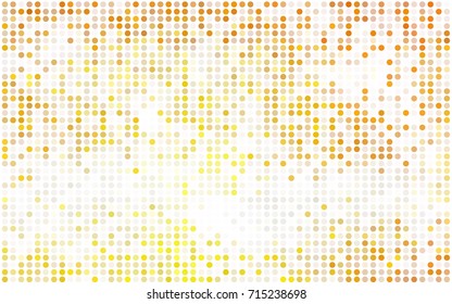 Light BLUE vector red pattern of geometric circles, shapes. Colorful mosaic banner. Geometric background with colored disks.