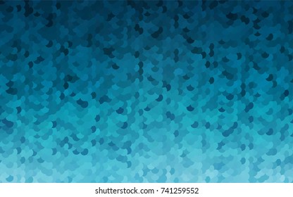 Light BLUE vector red pattern of geometric circles, shapes. Colorful mosaic banner. Geometric background with colored disks.